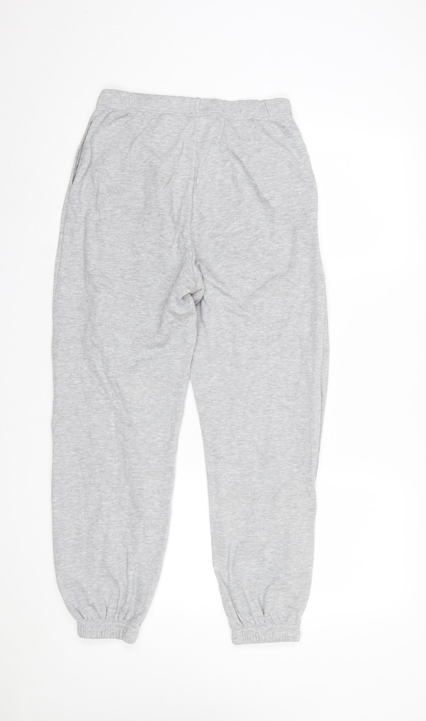 H&M Divided Women’s Grey Jogger Sweatpants Size S Cotton Blend