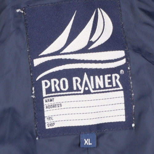 Pro Rainer Men's Grey XL Waterproof Insulated Snow Pants