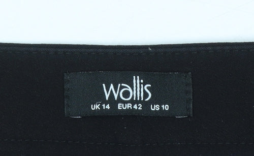 Wallis Women's Black Stretch Slim Leg Trousers UK 14