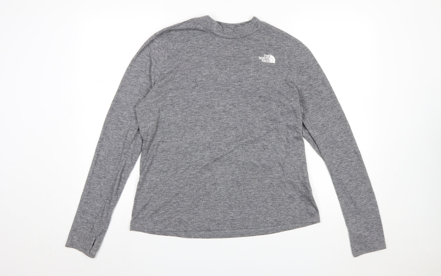 The North Face Womens Grey XL Long Sleeve Active T-Shirt