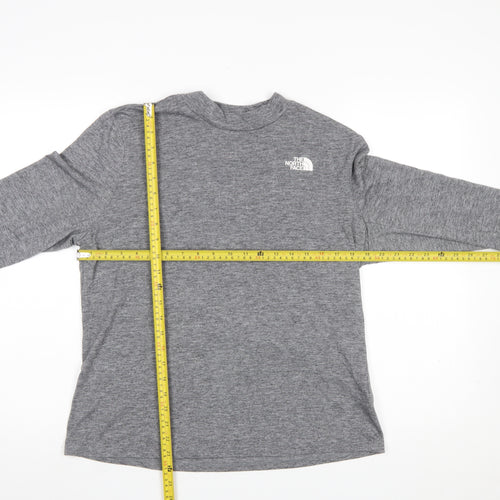 The North Face Womens Grey XL Long Sleeve Active T-Shirt