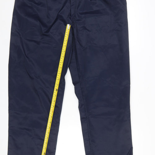 Stanley Men's Navy Workwear Trousers Size 36 Regular Fit Polyester Cotton