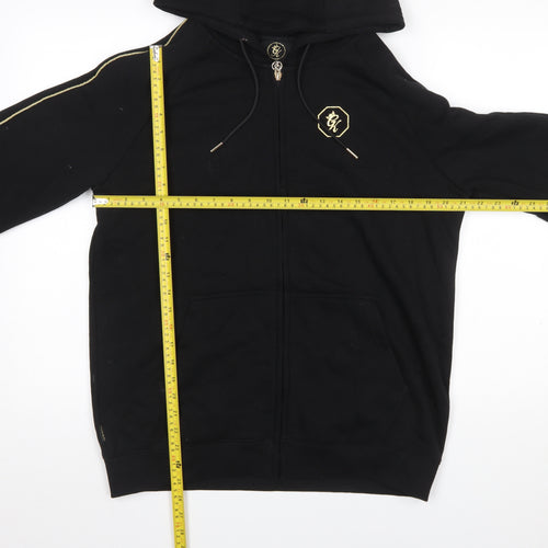 Gym King Men's Black Full Zip Hoodie Size L Sportswear