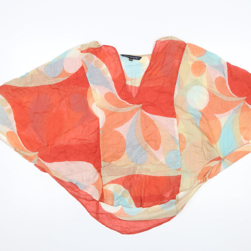 French Connection Women Multicoloured Cotton Beach Cover Up S-M