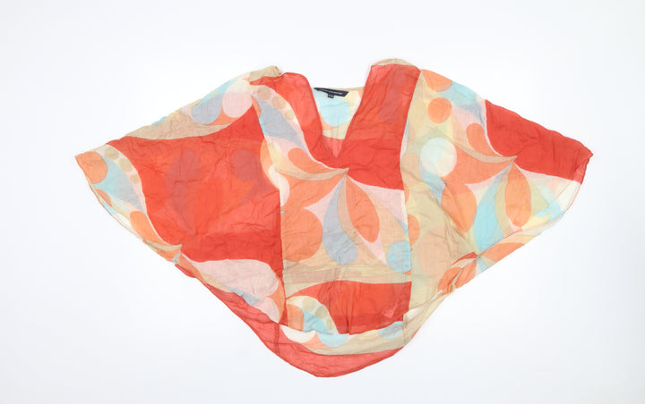 French Connection Women Multicoloured Cotton Beach Cover Up S-M