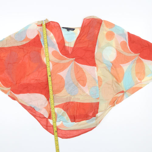 French Connection Women Multicoloured Cotton Beach Cover Up S-M