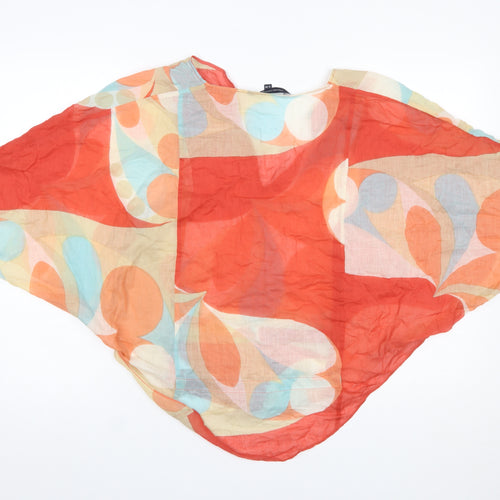 French Connection Women Multicoloured Cotton Beach Cover Up S-M