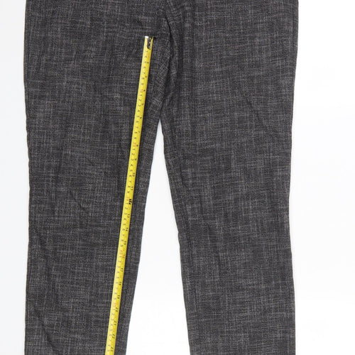 Monsoon Women Black Size 14 Straight Leg Trousers