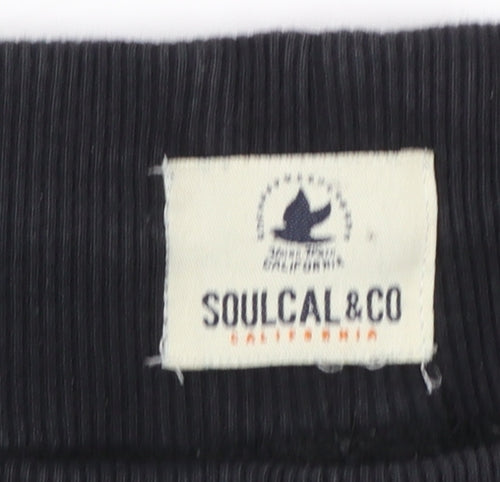 SoulCal & Co Women's Black XL Jogger Sweatpants with California Logo