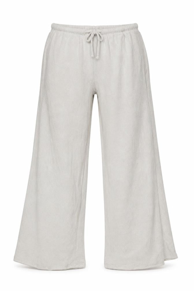 ASOS DESIGN Women’s Beige Wide-Leg Terry Sweatpants M