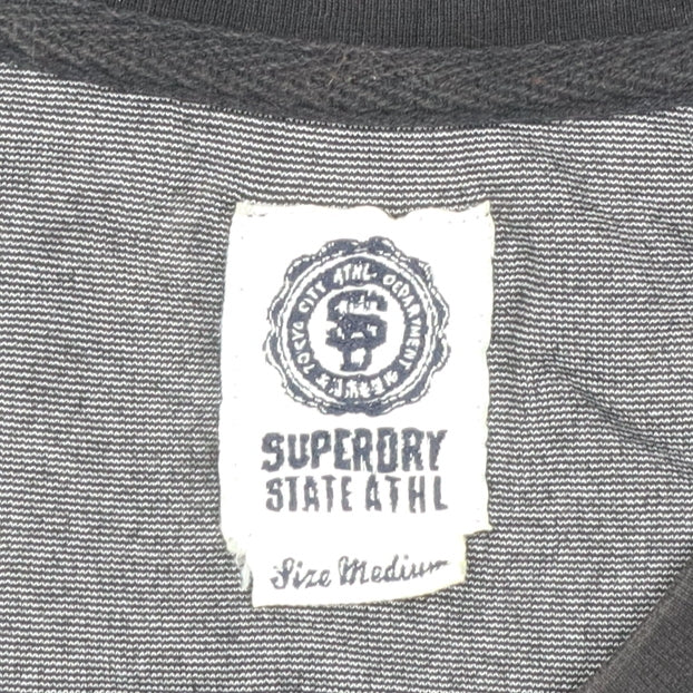 Superdry Womens Black Tank Dress Size M Sleeveless Jersey Style