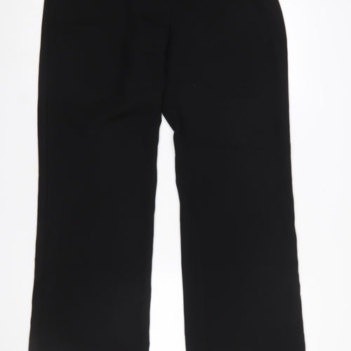 Bm Women’s Black Size 12 Straight Leg Trousers