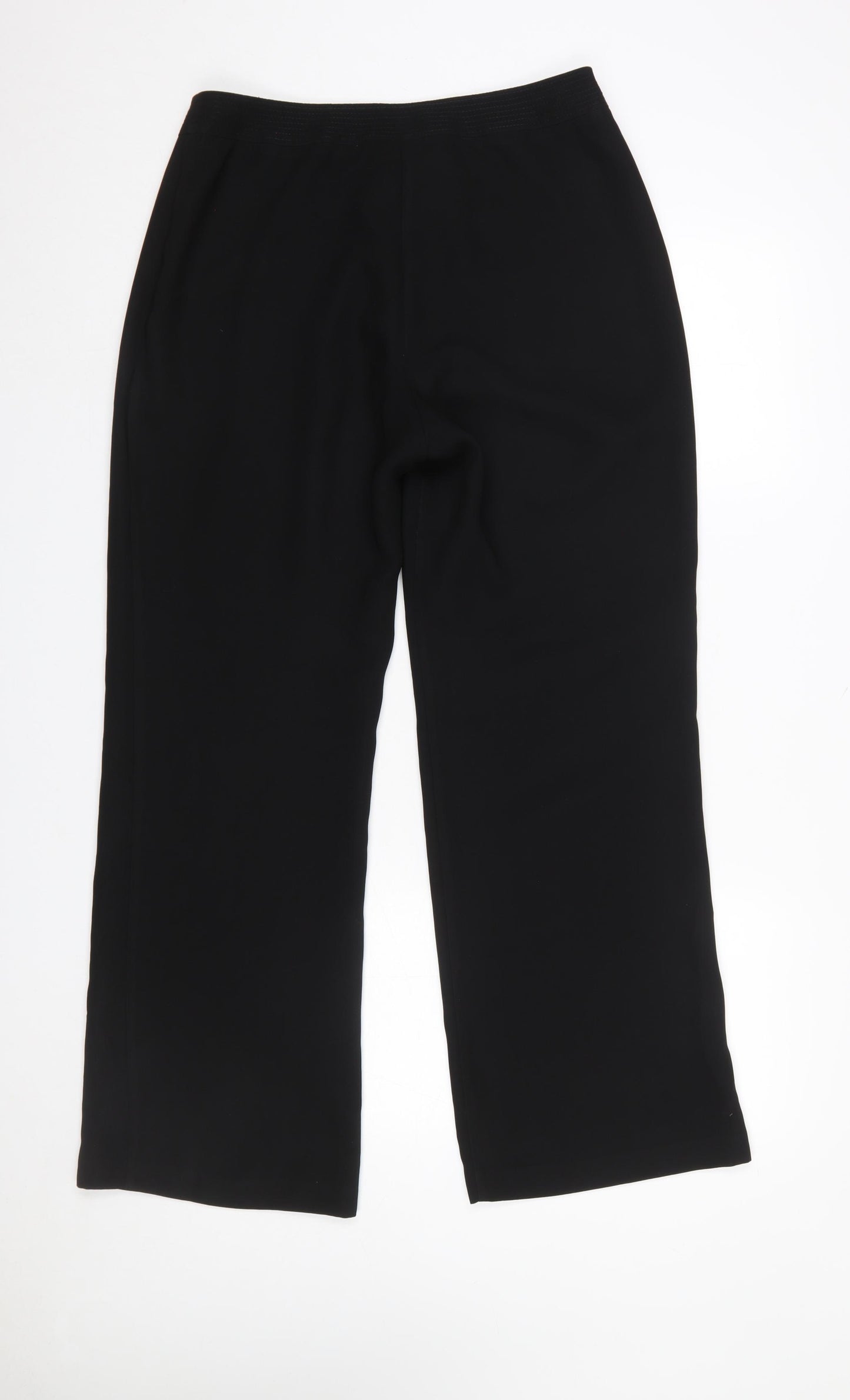 Bm Women’s Black Size 12 Straight Leg Trousers