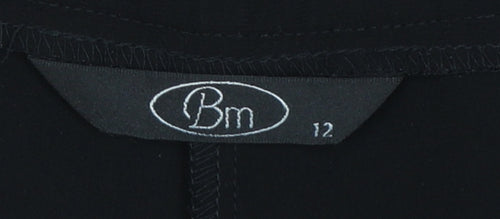Bm Women’s Black Size 12 Straight Leg Trousers