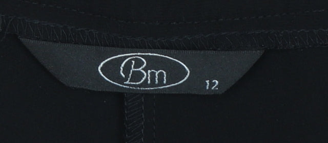 Bm Women’s Black Size 12 Straight Leg Trousers