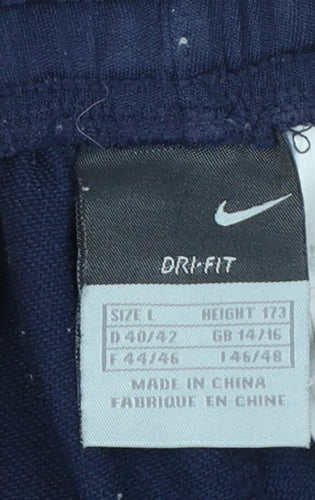 Nike Women’s Blue Dri-Fit Jogger Trousers Size L 14/16