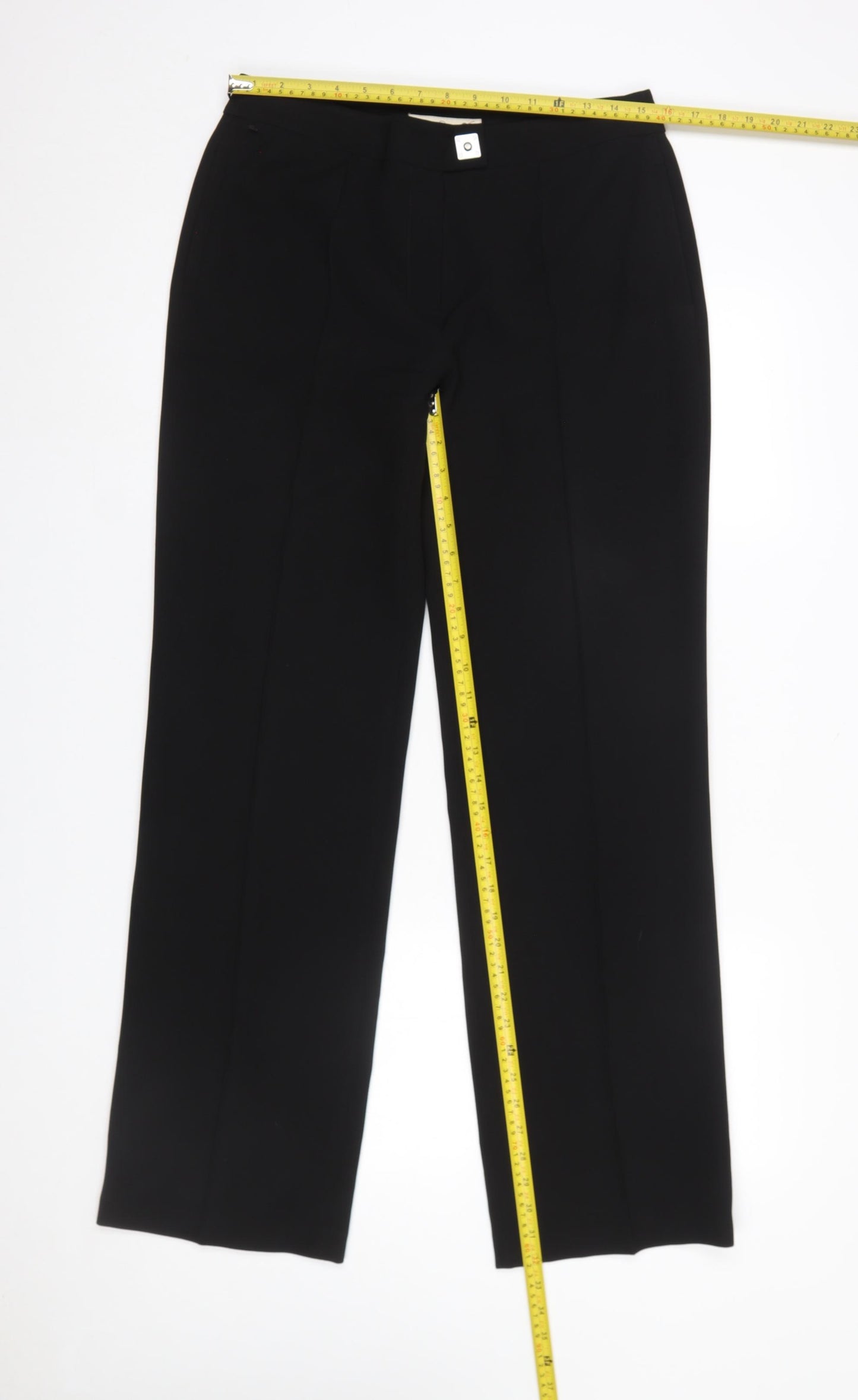 Damsel in a Dress Women's Black Size 12 Tailored Straight Leg Dress Pants