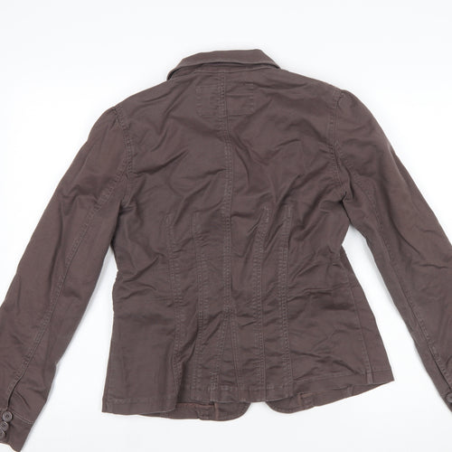 Rocha John Rocha Women's Brown Cotton Blazer Size 14