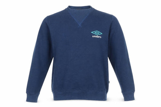 Front view of Umbro Men's Blue Small Regular Fit Pullover Sweatshirt