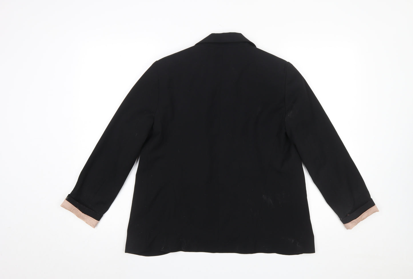 Topshop Women Black Size 10 Classic Blazer Jacket Lined