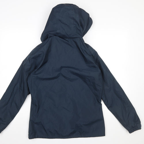 Hi Gear Womens Blue Waterproof Hooded Rain Jacket Size 10