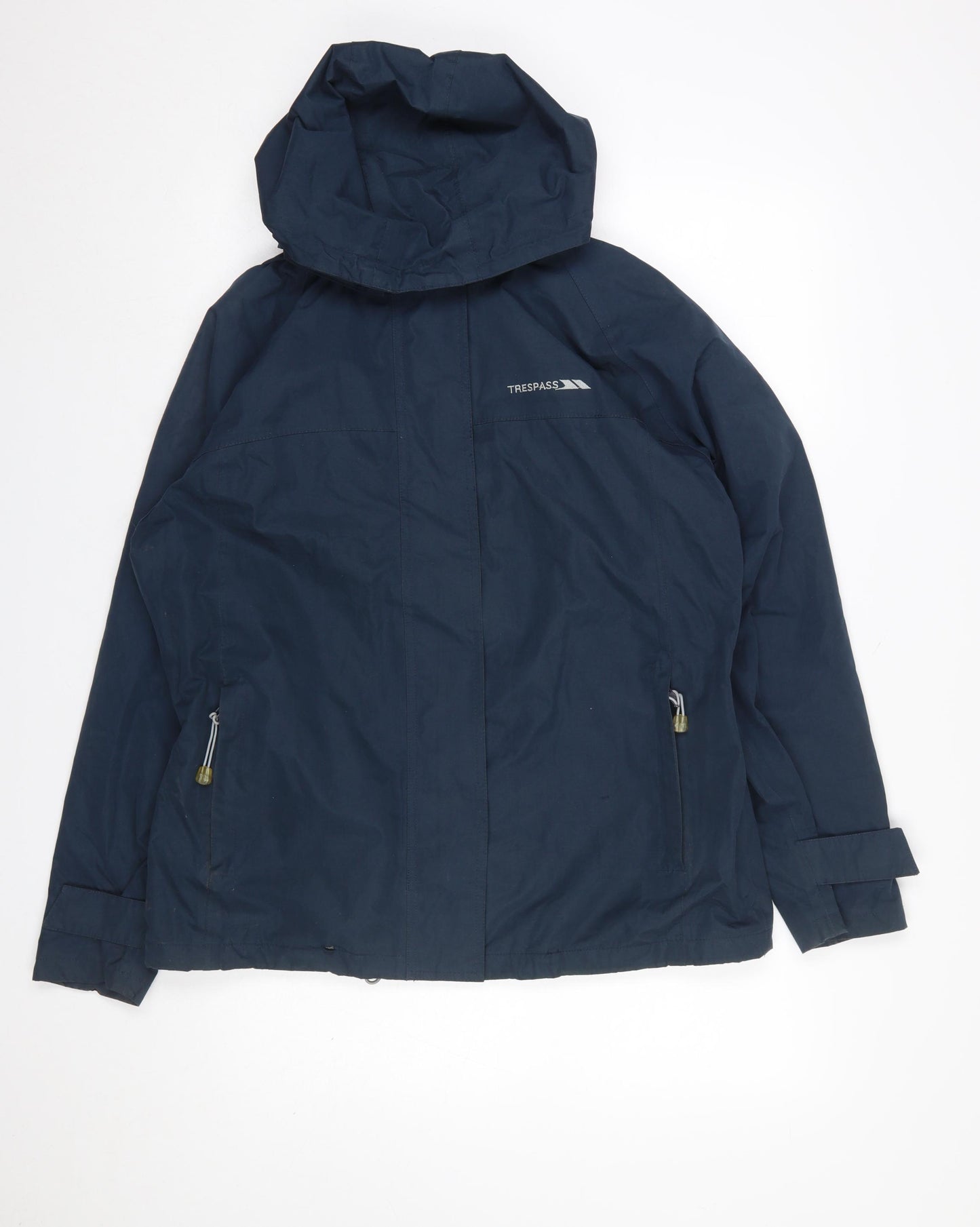 Trespass Womens Blue Waterproof Hooded Rain Jacket L
