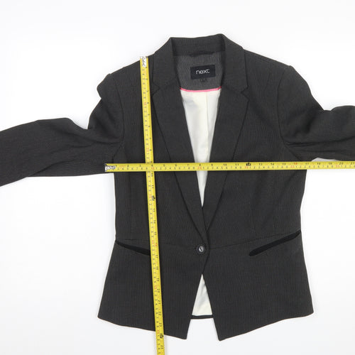Next Women’s Black Size 10R Slim Fit Single-Breasted Blazer