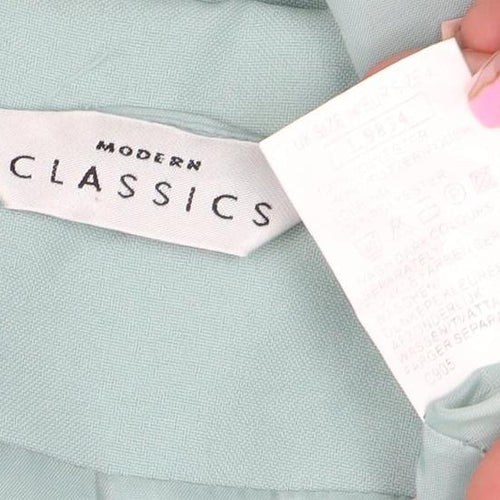 Modern Classics Women's Green Blazer Jacket Size 12 Regular Fit