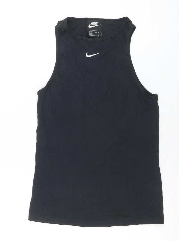 Nike Women's Black XS Tank Top Cotton Blend Athletic Pullover