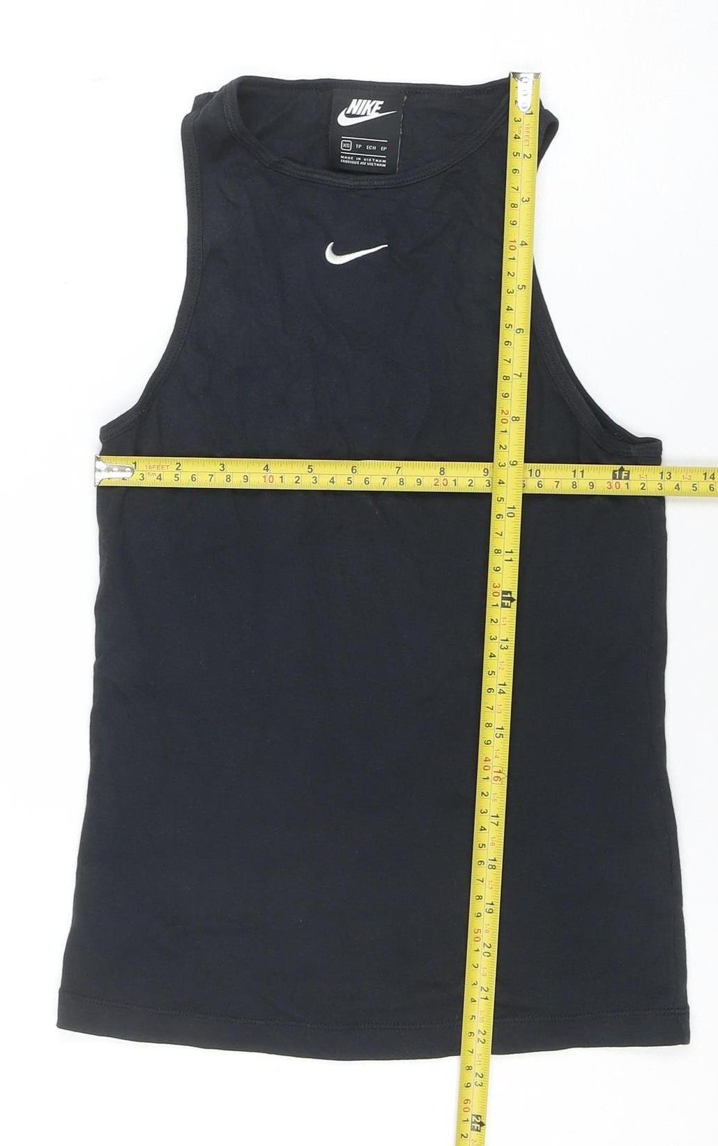 Nike Women's Black XS Tank Top Cotton Blend Athletic Pullover