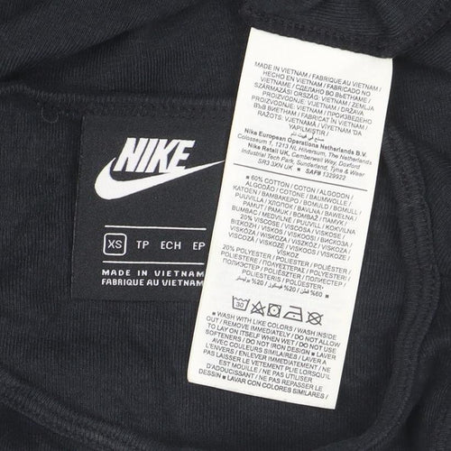 Nike Women's Black XS Tank Top Cotton Blend Athletic Pullover