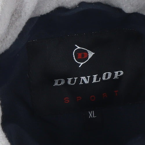 Dunlop Men Blue XL Puffer Jacket Windproof Water Resistant
