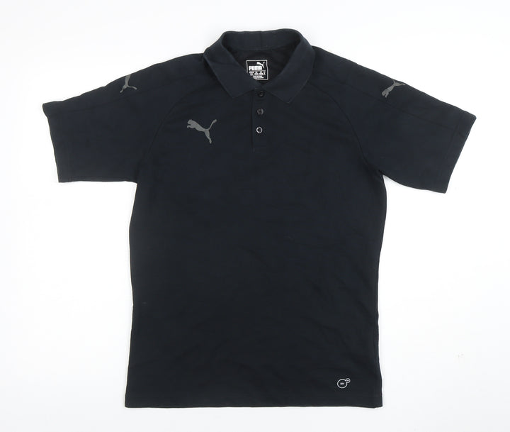 Puma Men’s Black Regular Fit Performance Polo Shirt Size M