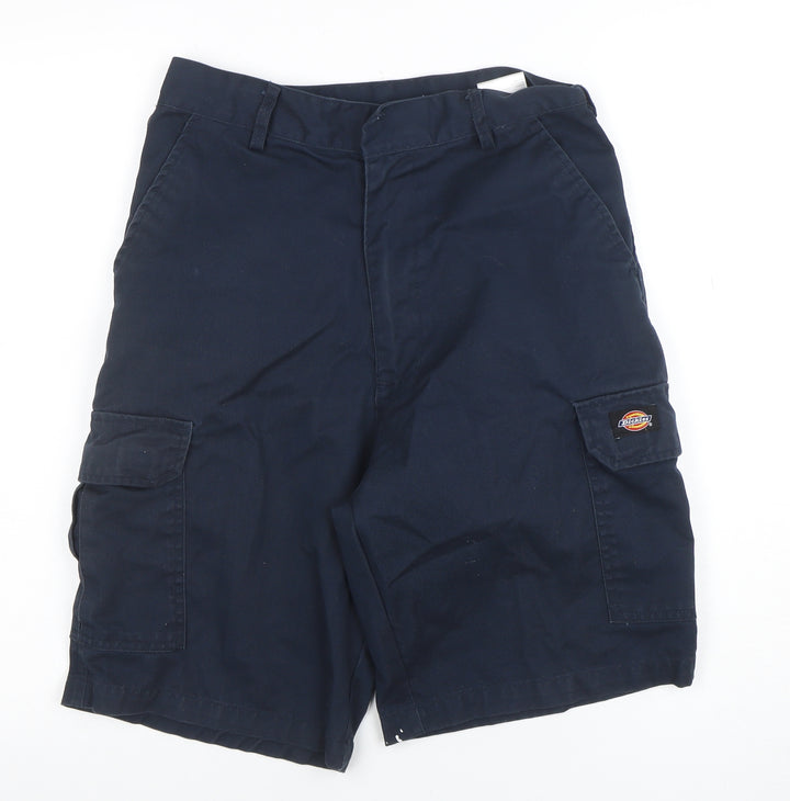 Dickies Mens Blue Cargo Work Shorts Size 30 Regular Fit