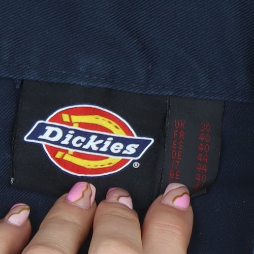 Dickies Mens Blue Cargo Work Shorts Size 30 Regular Fit