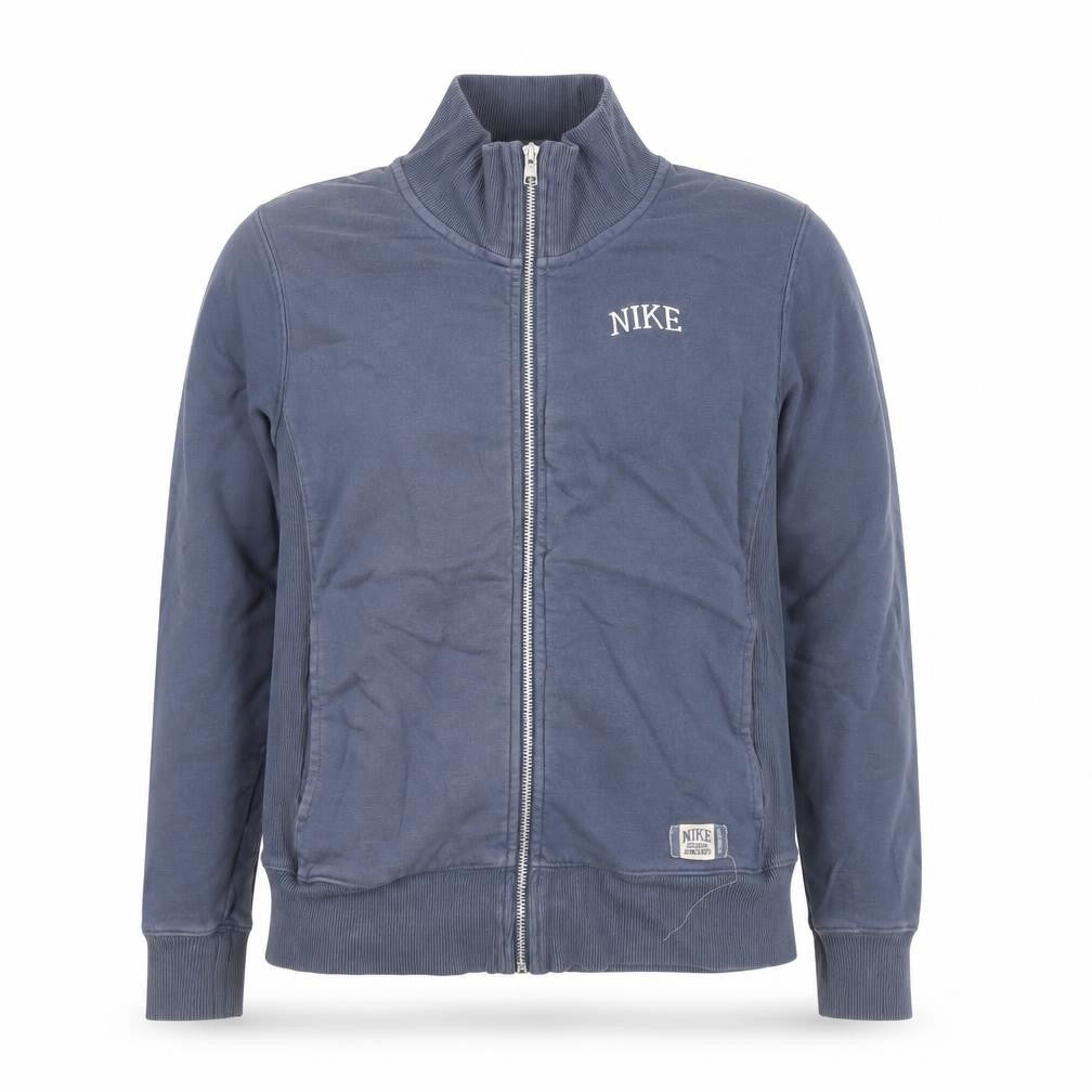 Nike Women’s Blue Full Zip Sweatshirt Size L Classic Casual Style