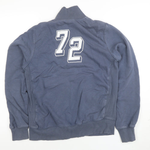 Nike Women’s Blue Full Zip Sweatshirt Size L Classic Casual Style