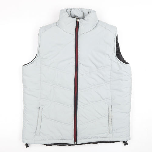 Slazenger Men's Grey L Bodywarmer Waistcoat Polyester Zip Padded