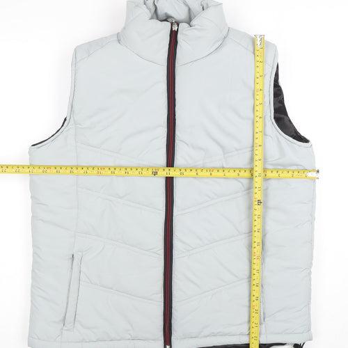Slazenger Men's Grey L Bodywarmer Waistcoat Polyester Zip Padded