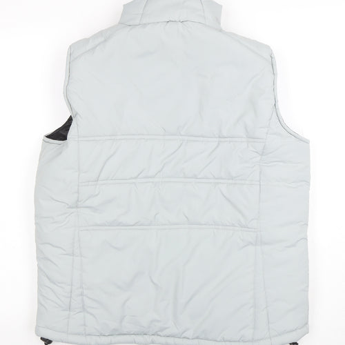 Slazenger Men's Grey L Bodywarmer Waistcoat Polyester Zip Padded