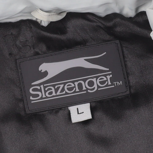 Slazenger Men's Grey L Bodywarmer Waistcoat Polyester Zip Padded