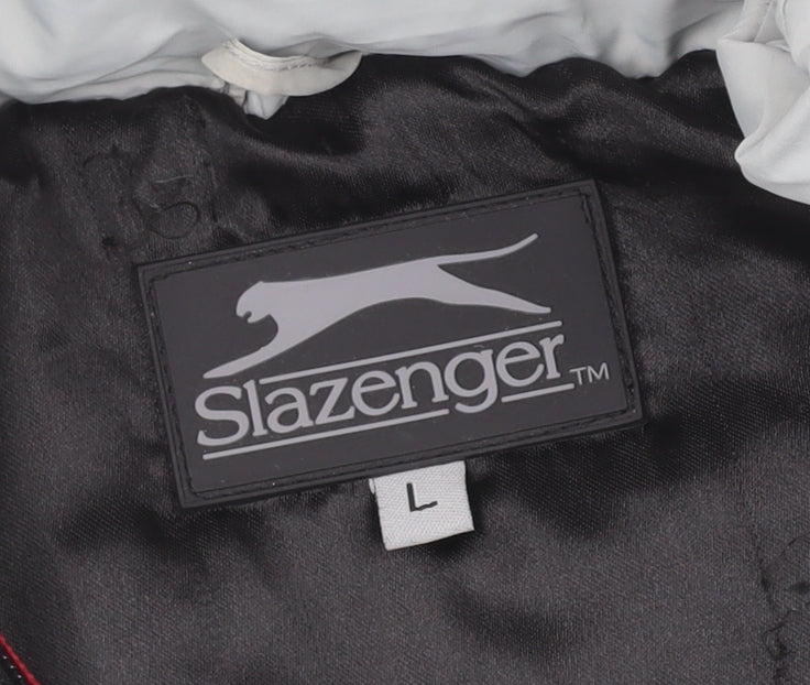 Slazenger Men's Grey L Bodywarmer Waistcoat Polyester Zip Padded
