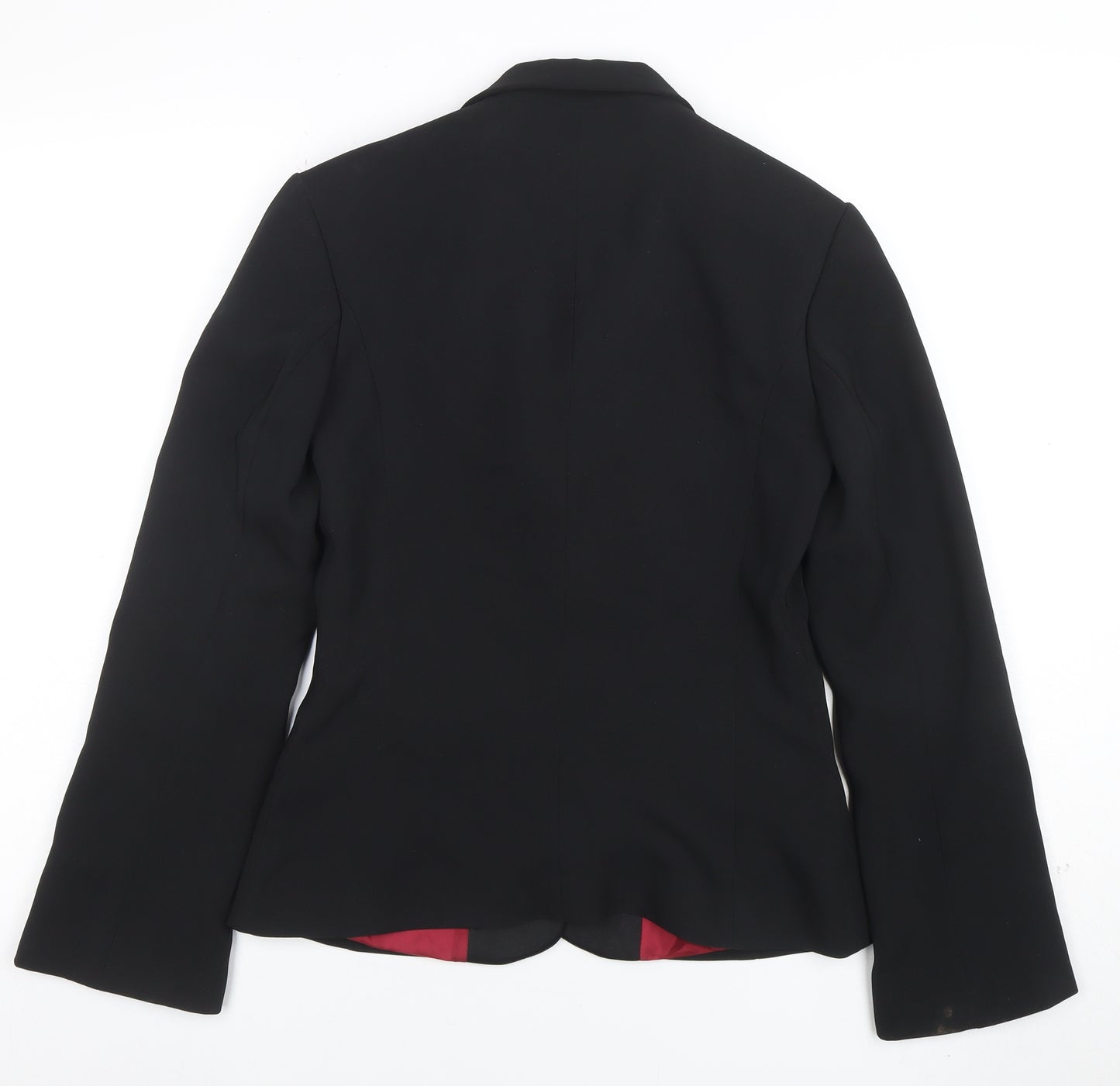 River Island Black Shawl Lapel Tuxedo Blazer Women Size 8