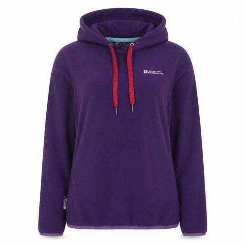 Mountain Warehouse Womens Purple Pullover Hoodie UK 12 Fleece