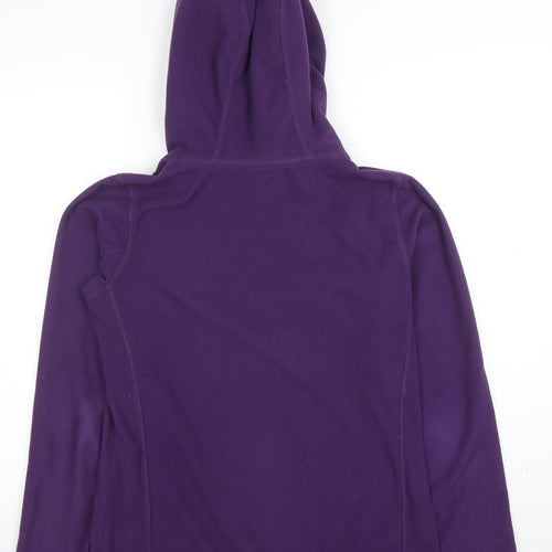 Mountain Warehouse Womens Purple Pullover Hoodie UK 12 Fleece