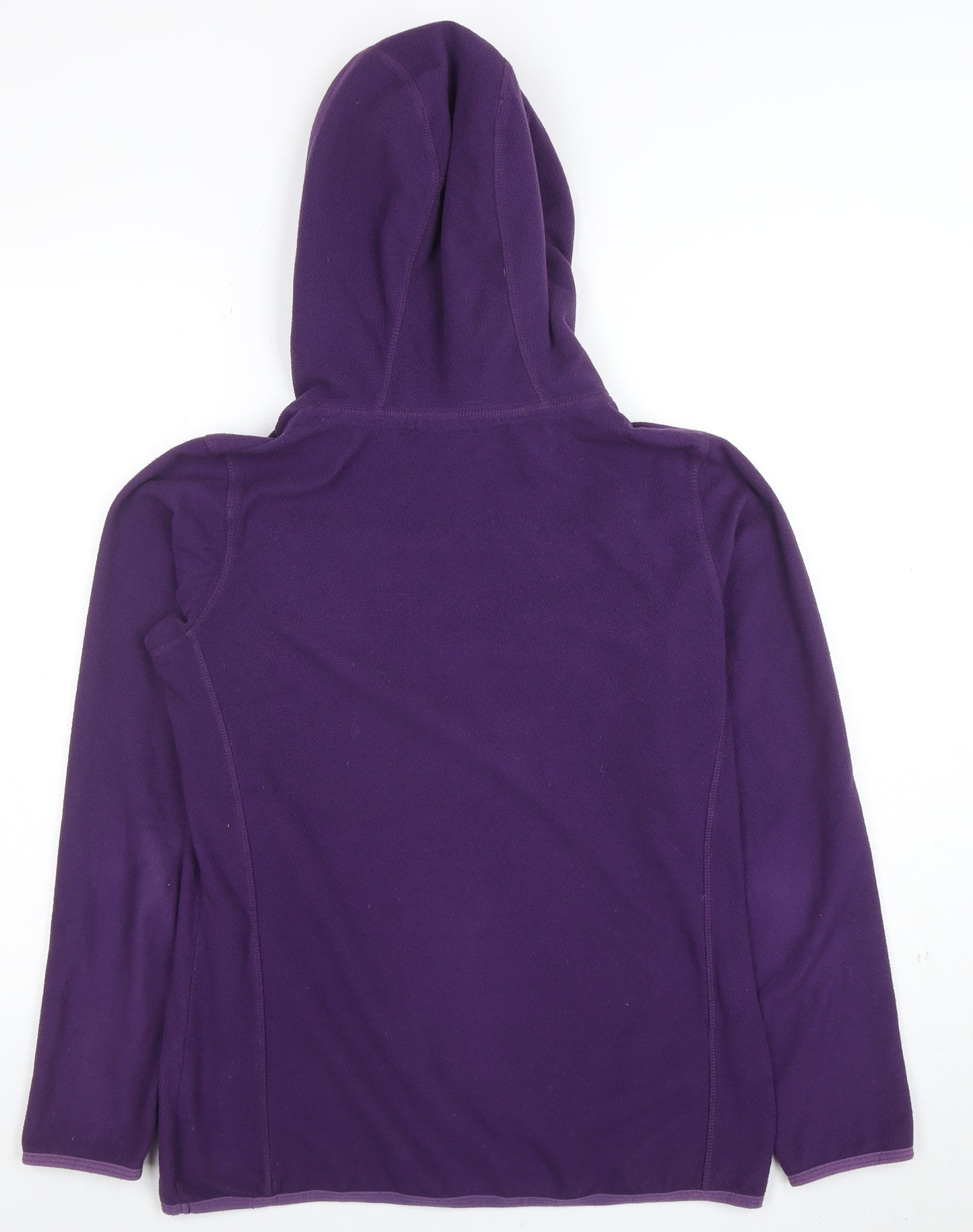 Mountain Warehouse Womens Purple Pullover Hoodie UK 12 Fleece