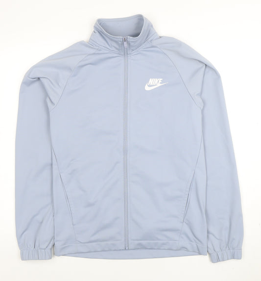 Nike Men's Blue Full Zip Sports Sweatshirt Size S
