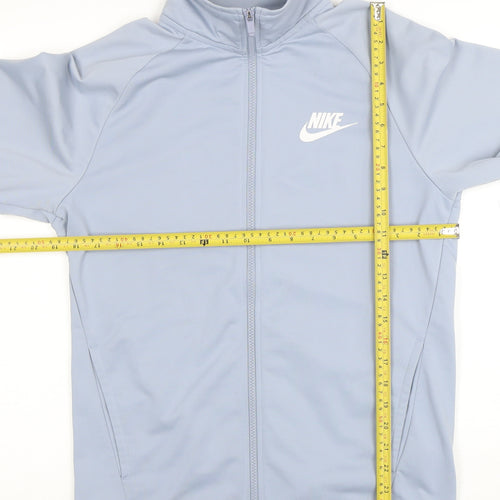 Nike Men's Blue Full Zip Sports Sweatshirt Size S