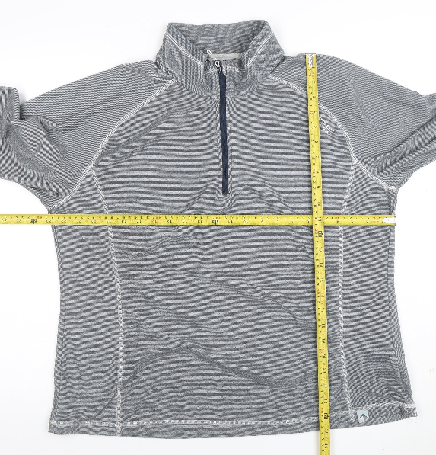 Regatta Great Outdoors Women's Grey Half Zip Pullover Sweatshirt Size 16
