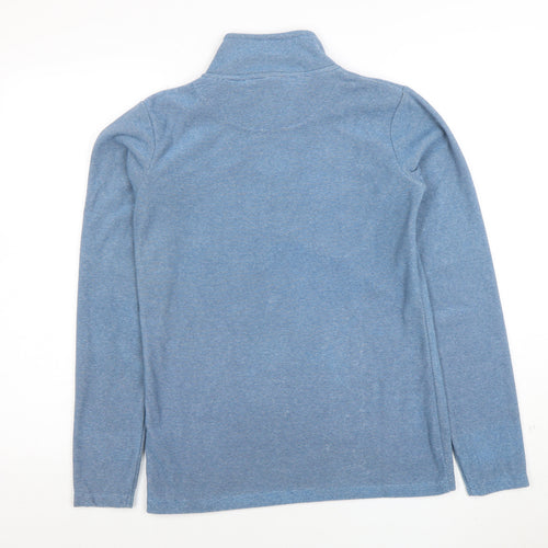 Peter Storm Women Blue Size 10 1/2 Zip Fleece Pullover Sweatshirt